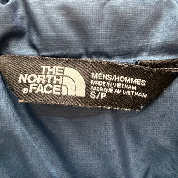 The North Face Men’s Goose Down Insulated Navy Blue Puffer Jacket Sz Small - Picture 8 of 13